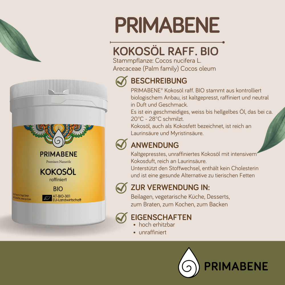 Bild von Kokosöl raff. Bio